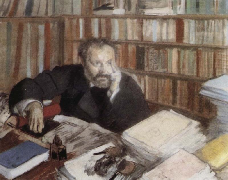 Edgar Degas Edmond Duranty(Detail) oil painting image